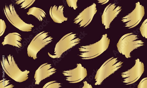 Background of gold flakes on dark lilac