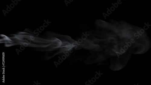 Thin Wispy Smoke - 4k - 60fps