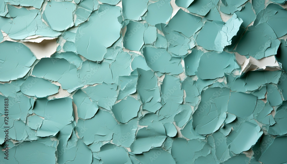 Abstract blue pattern on old, dirty, damaged concrete wall generated by AI Abstract blue pattern on old, dirty, damaged concrete wall generated by AI