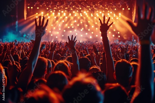 A pulsing sea of euphoric bodies raise their hands in unison, swept up in the electrifying energy of a concert that transcends mere music, it's a collective experience of pure joy and connection