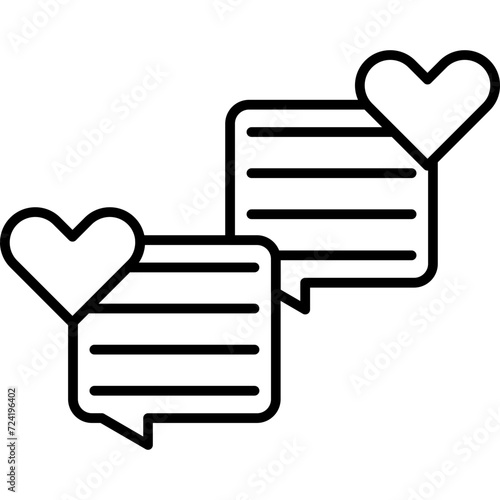Love Message Icon