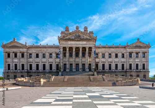 Uruguayan Gongress, considered one of the most beautiful parliamentary buildings in the world. Montevideo, Uruguay