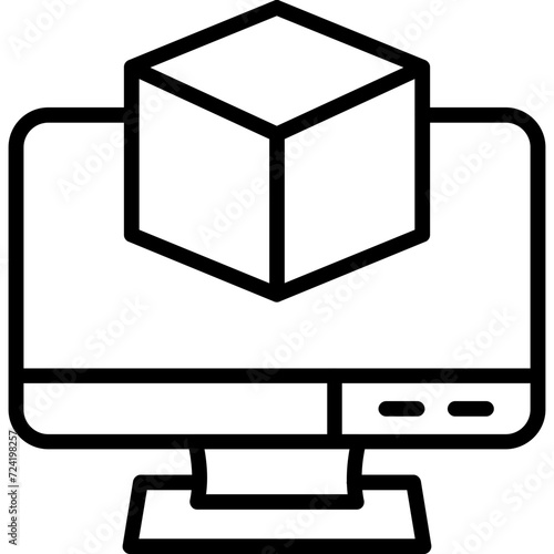 3d Modeling Icon