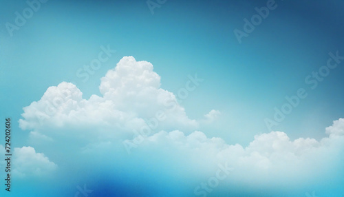 abstract blue clouds   color gradient rough abstract background shine bright light and glow template empty space   grainy noise grungy texture on transparent background cutout