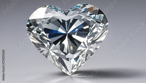Heart shaped diamond.