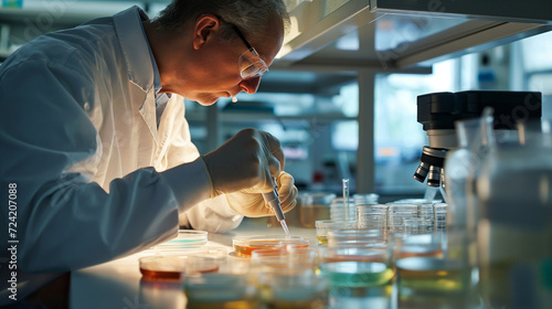 scientist working in laboratory