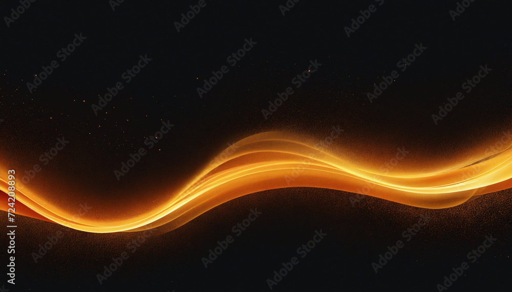 orange black waves , color gradient rough abstract background shine bright light and glow template empty space , grainy noise grungy texture on transparent background cutout