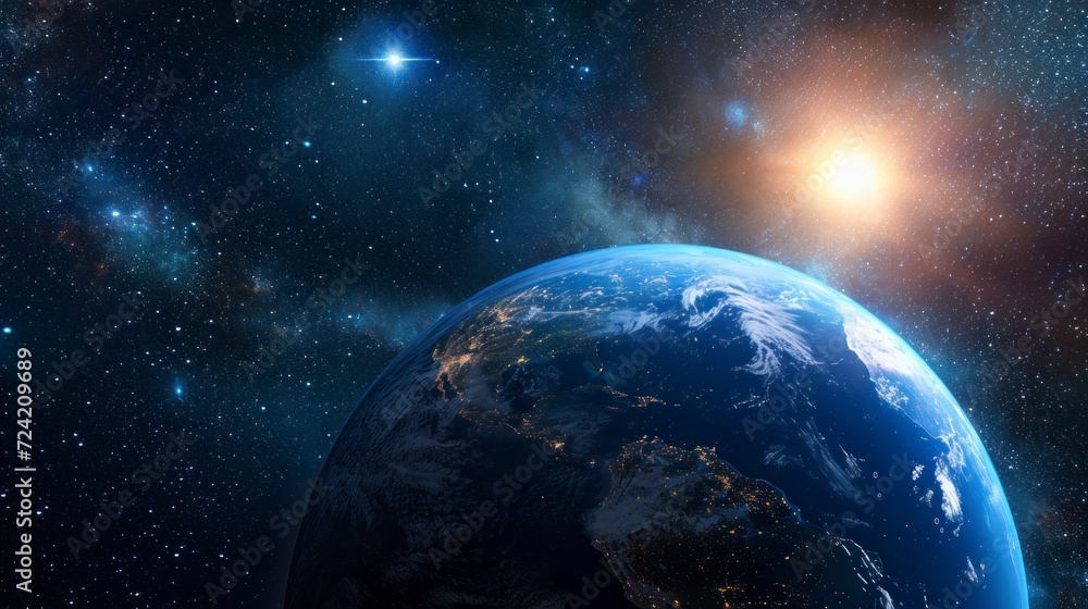 Obraz premium planet earth seen from space