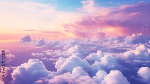 beautiful cloud scape background and wallpaper © Nu Ai generated imag