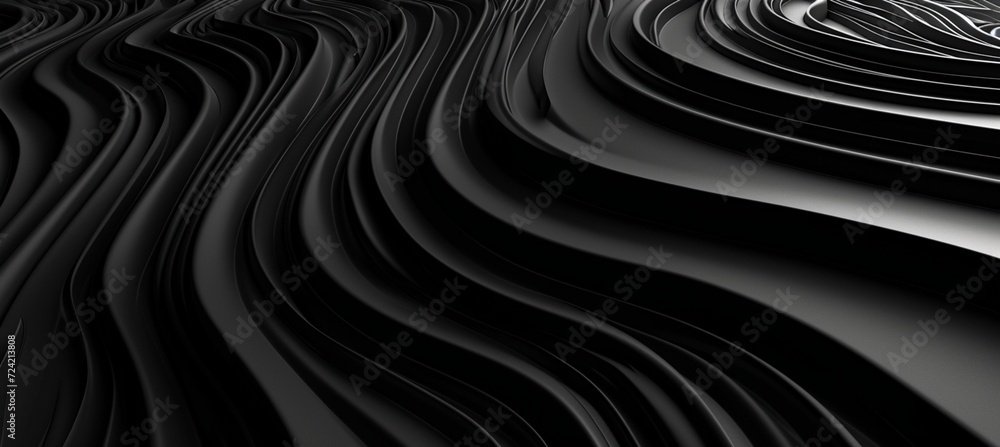 Obraz premium Chic Simplicity: A Modern Black Background Unveiling Minimalist Elegance - A Contemporary Fusion of Style and Simplicity in a Sleek and Trendsetting Design Palette.