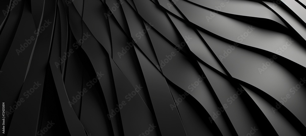 Fototapeta premium Chic Simplicity: A Modern Black Background Unveiling Minimalist Elegance - A Contemporary Fusion of Style and Simplicity in a Sleek and Trendsetting Design Palette.