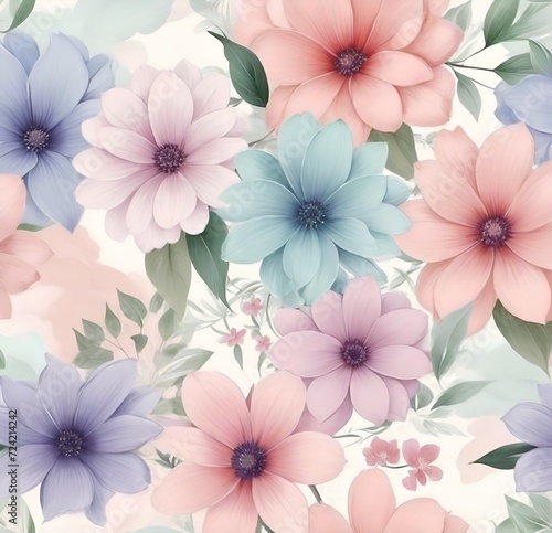 Field Flowers, Photo Wallpaper