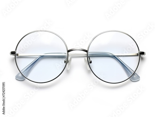 Designer Eyeglasses Fashion Accessory Isolated on White Background AI Generated