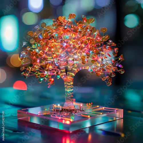 Darstellung einer Vernetzung von Natur und Technik, 4