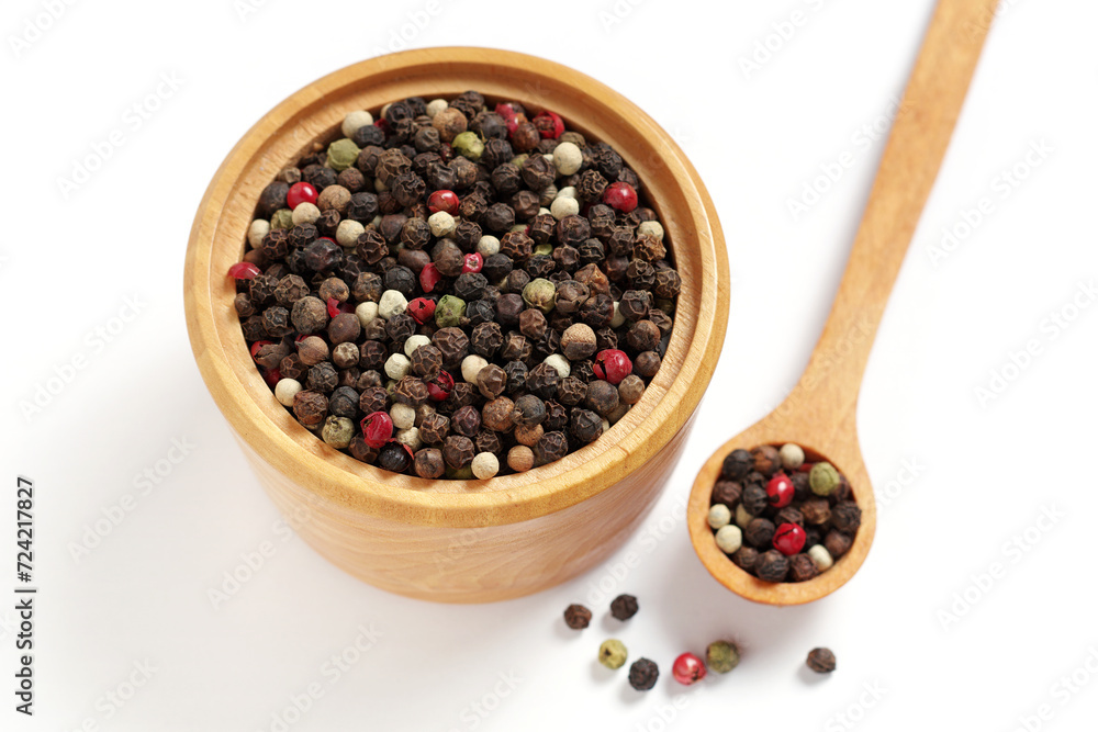 Various peppercorns seeds Various peppercorns seeds