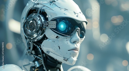 male robot who possesses the qualities of personality,