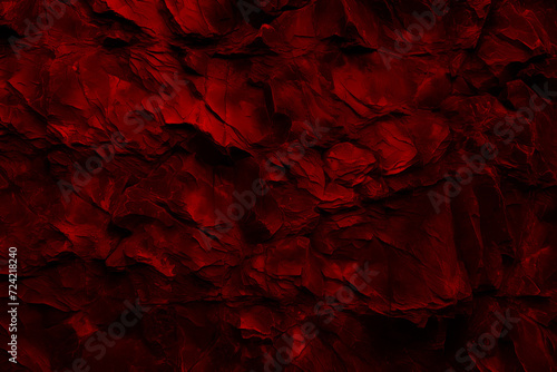 Burgundy natural bold abstract rock background. Dark red stone texture mountain close-up cracked for banner ad design copy space