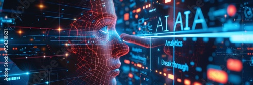 A business tycoon delves into intricate data visualizations, emphasizing the ...