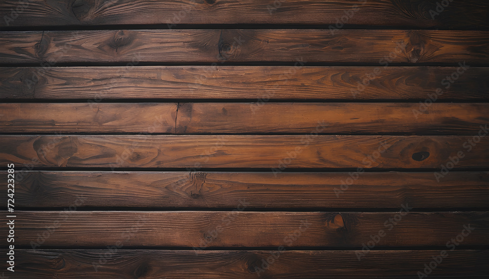 Naklejka premium Wooden vintage background surface top view