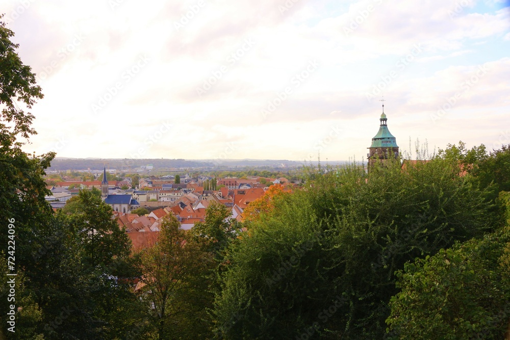 Blick auf die Altstadt von Pirna in der Sächsischen Schweiz Blick auf die Altstadt von Pirna in der Sächsischen Schweiz