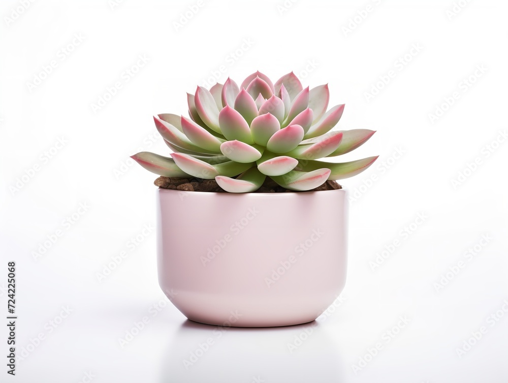 Succulent Plant Pot Greenery Isolated on White Background AI Generated Succulent Plant Pot Greenery Isolated on White Background AI Generated