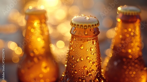 Beautiful background for beer advertising