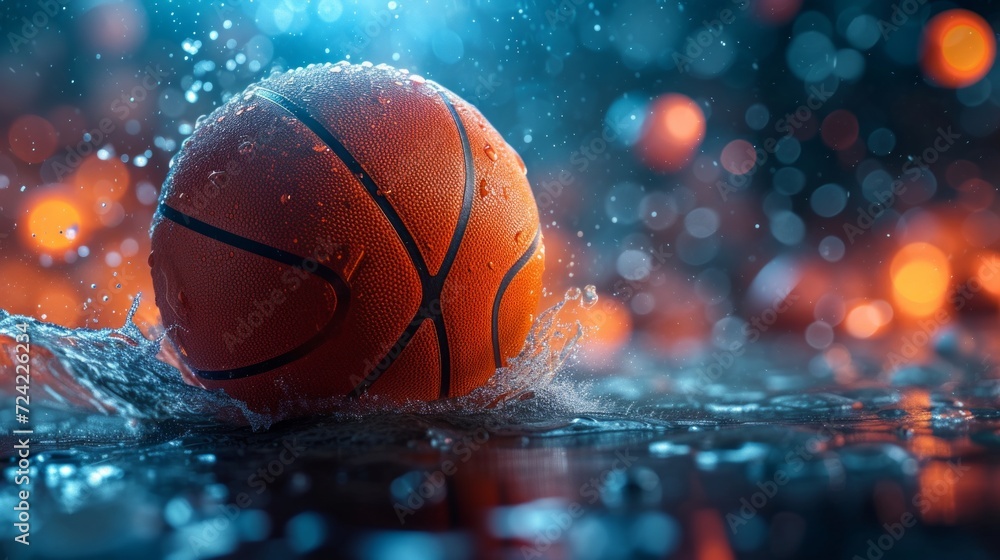 Beautiful background for basketball game advertising Beautiful background for basketball game advertising
