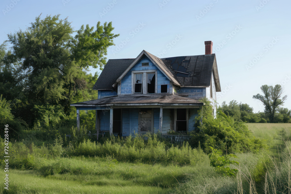 Abandoned Old House in Need of Home Improvement Abandoned Old House in Need of Home Improvement