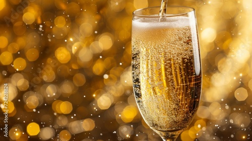 Beautiful background for champagne advertising