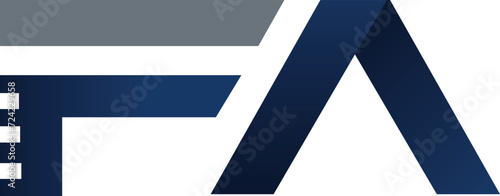 FA letter logo photo