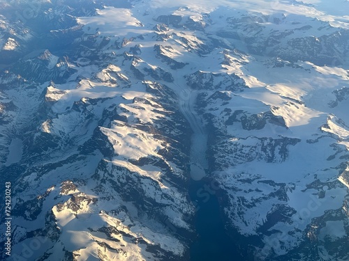 Greenland glaciers from the air