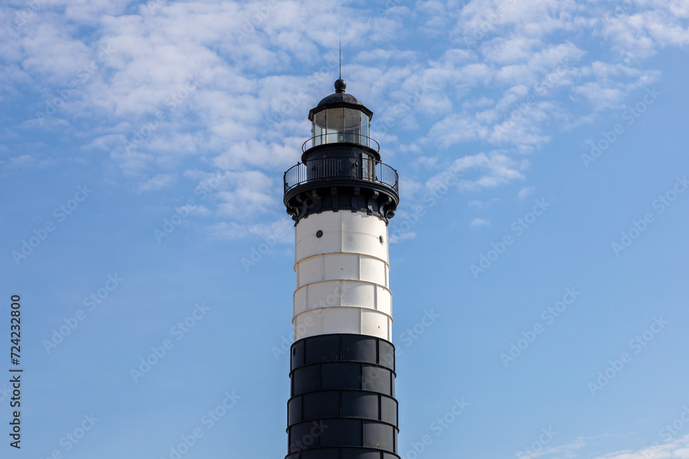 Big Sable Point Lighthouse along Lake Michigan, Ludington State Park, Lower Peninsula, Michigan, USA