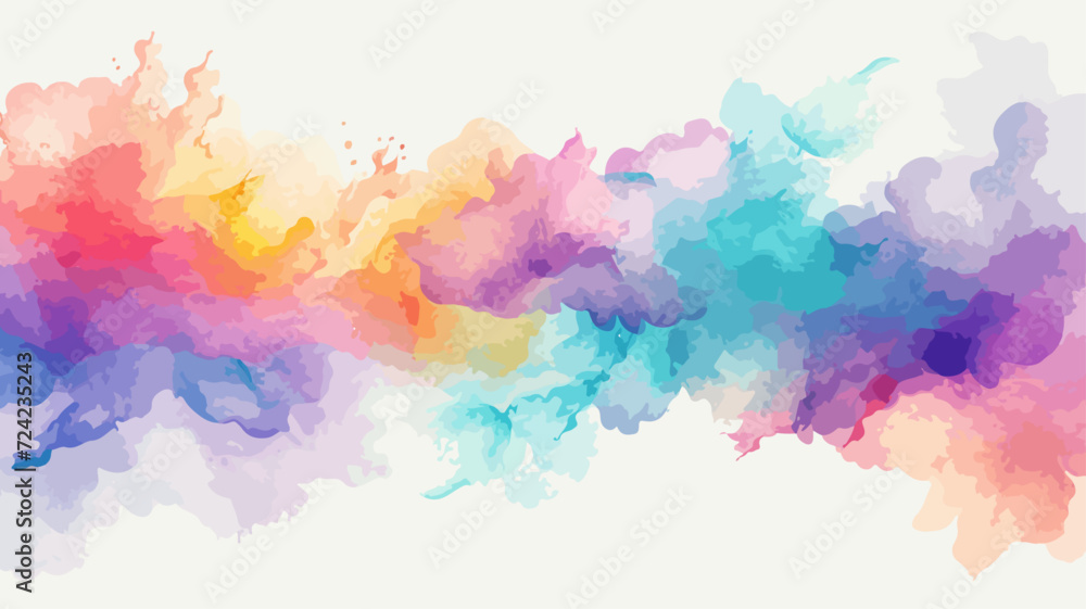 Wasserfarben Bunt Kleckse Hintergrund Wolke Farbe