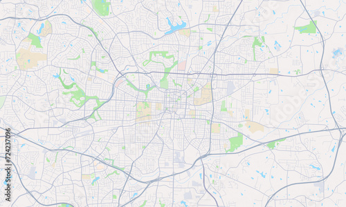 Greensboro North Carolina Map, Detailed Map of Greensboro North Carolina