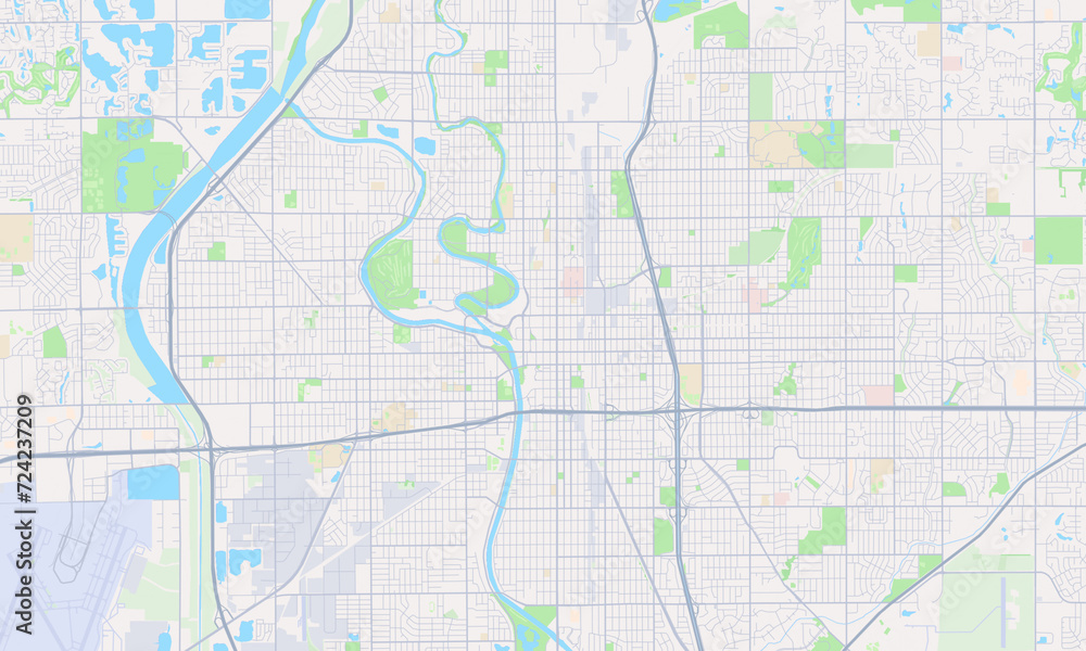 Wichita Kansas Map, Detailed Map of Wichita Kansas