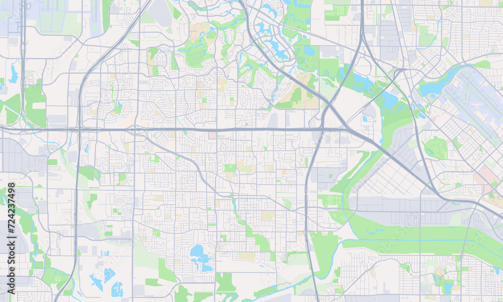 Irving Texas Map, Detailed Map of Irving Texas