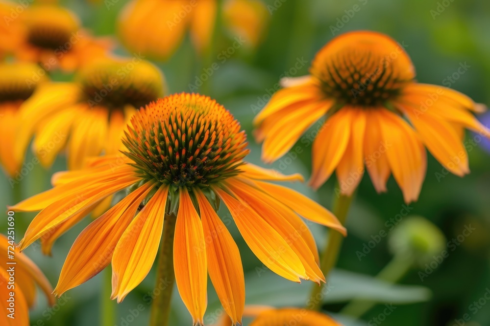 Echinacea Sombrero Adobe Orange blooming Echinacea Sombrero Adobe Orange blooming