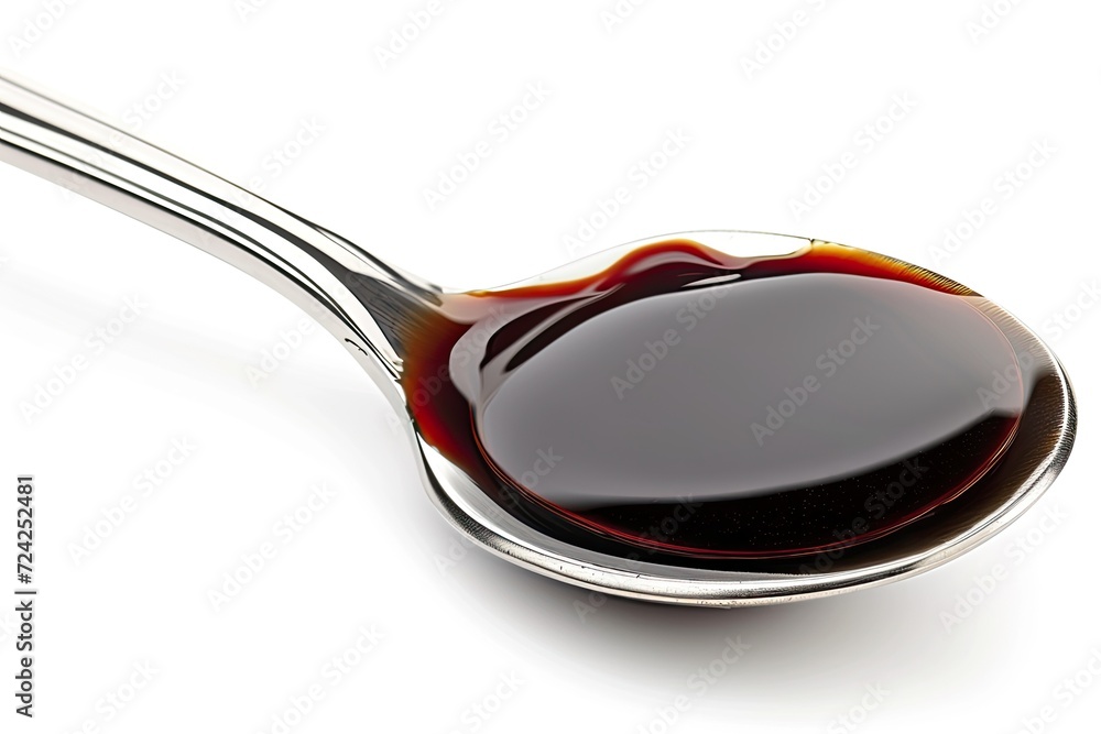 Bottle of organic black balsamic vinegar Bottle of organic black balsamic vinegar
