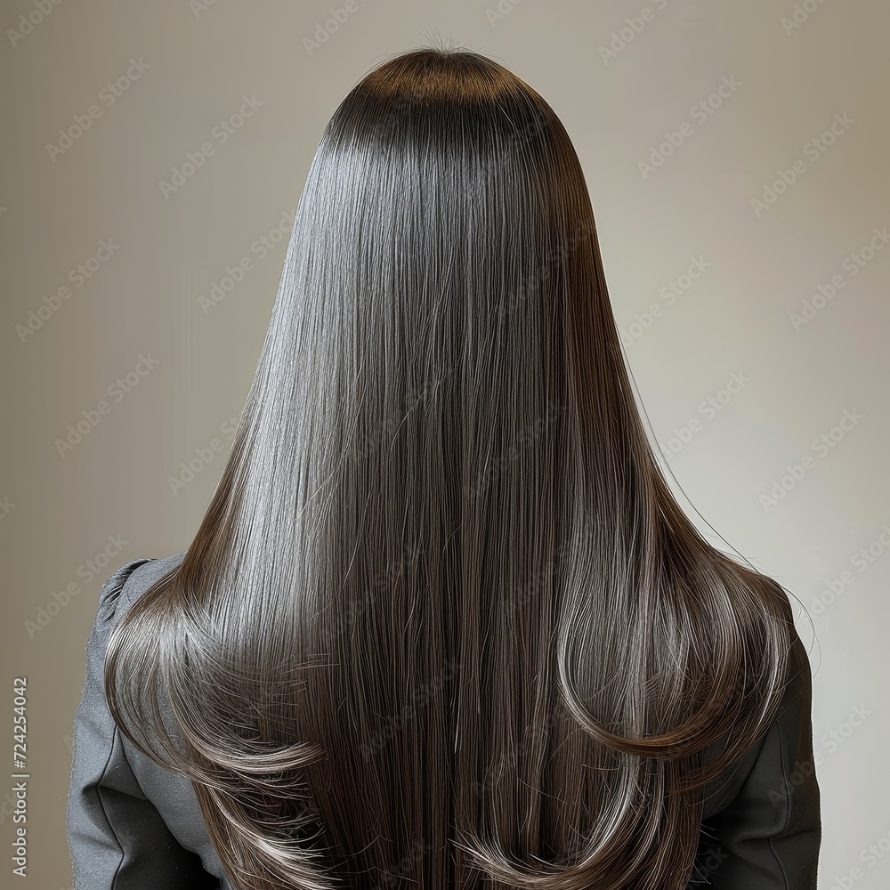 The bronzed statue of a woman's back, adorned with flowing hair, graces the indoor wall with a captivating display of artistic beauty The bronzed statue of a woman's back, adorned with flowing hair, graces the indoor wall with a captivating display of artistic beauty