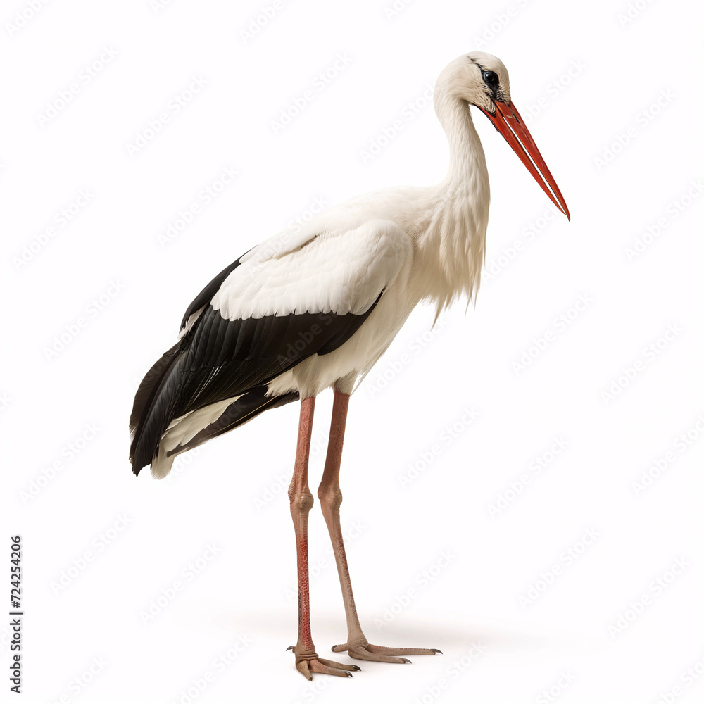 Obraz premium Countryside Stork Bird