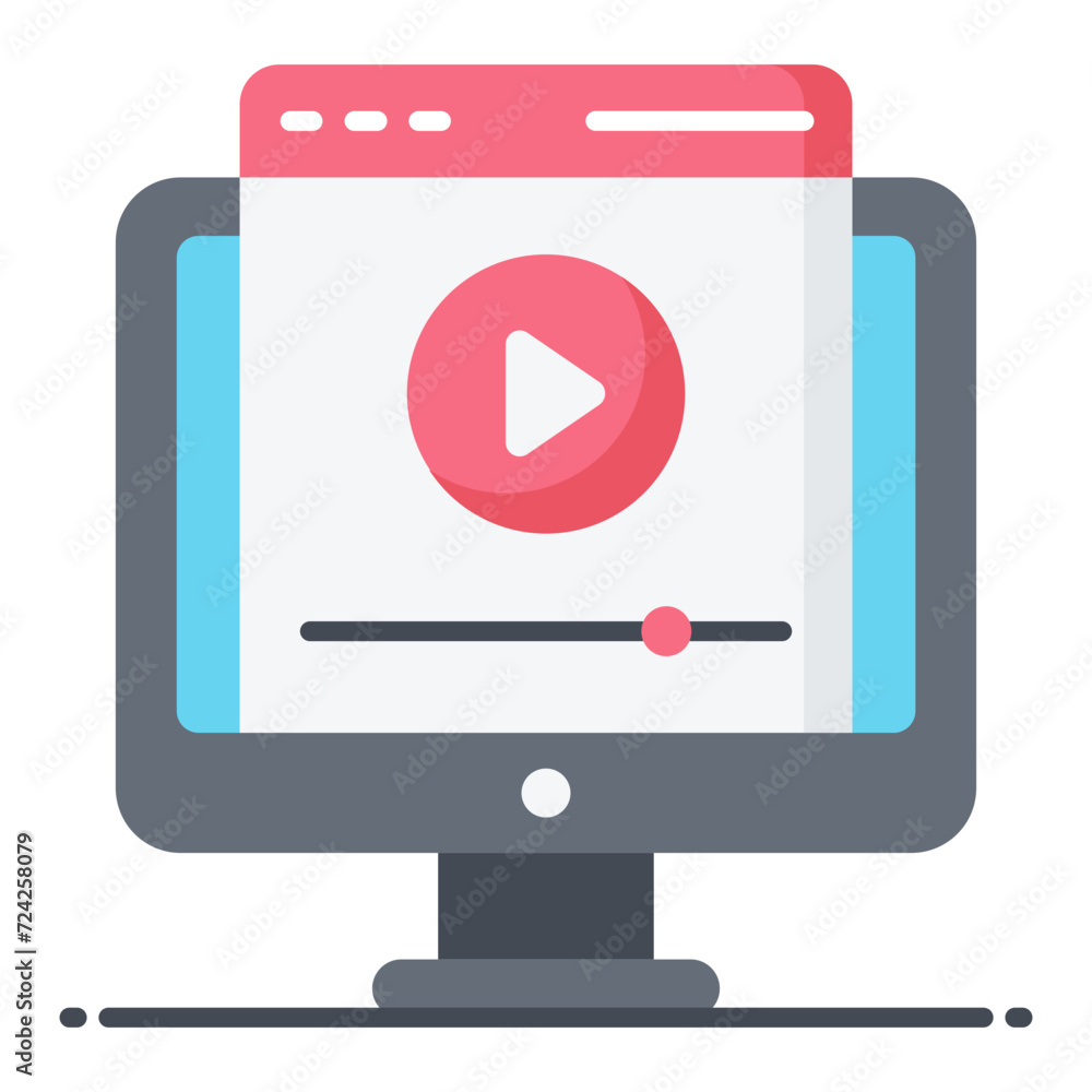 Online Video Icon