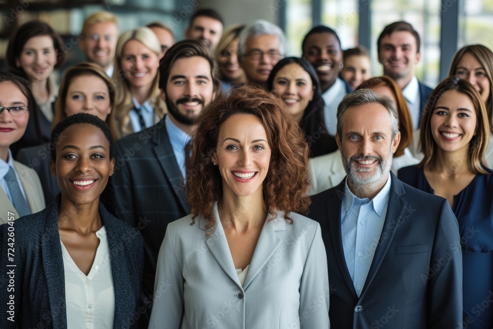 Portrait of a group of business people Portrait of a group of business people