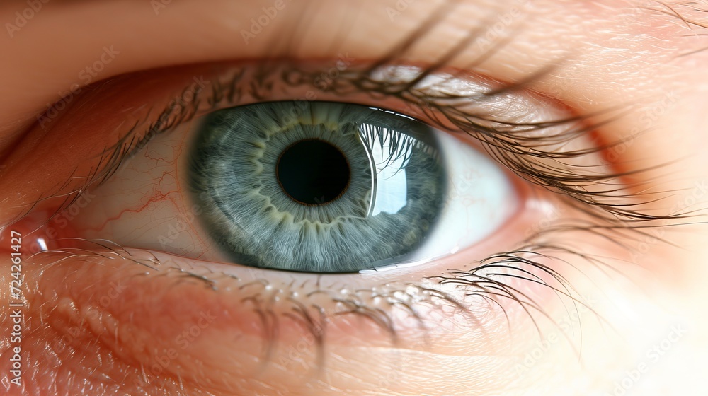 Incredible close up of a meticulously detailed human eye, revealing mesmerizing intricacies Incredible close up of a meticulously detailed human eye, revealing mesmerizing intricacies