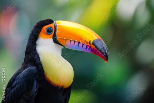 portrait of a colorful toucan © viktorbond