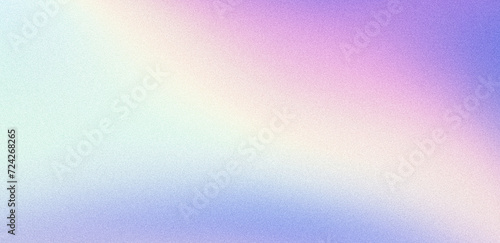 Pastel grainy gradient background purple yellow pink blue noise texture abstract light color gradient banner backdrop design photo