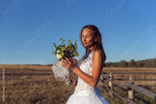 Young woman in Ukrainian nature