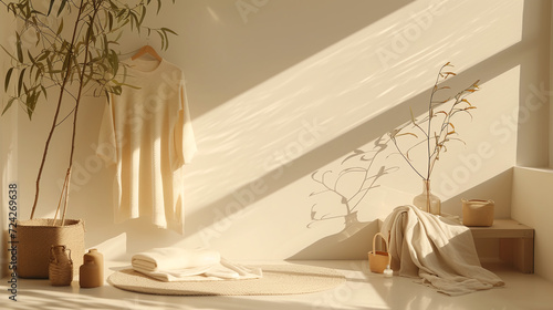 Eco-Friendly Clothing and Accessories , sustainable fashion - Generative Ai