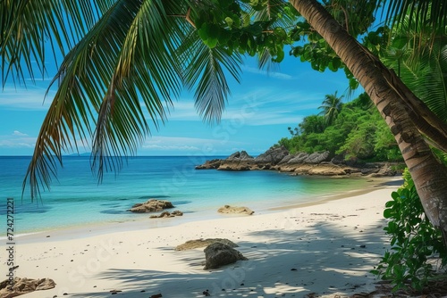 Exotic tropical beach paradise