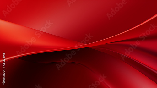 A red simple background with waves