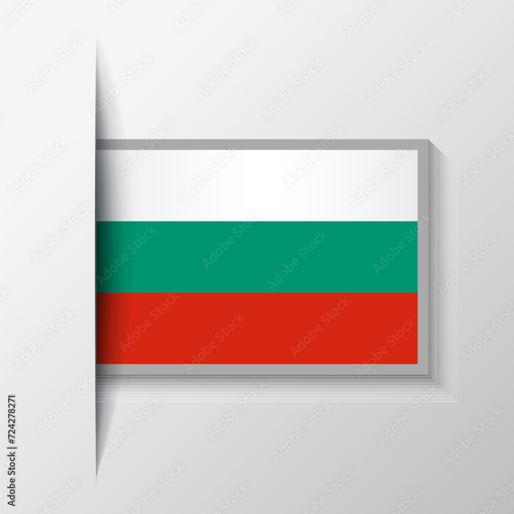 Vector Rectangular Bulgaria Flag Background Vector Rectangular Bulgaria Flag Background